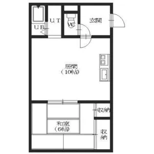 ダイワハイツ亀田【3階】の間取り