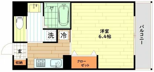 みおつくし西梅田Ⅳ【4階】の間取り