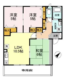 セレーノミナミ【103号室】の間取り