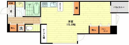 松下善ビル【2階】の間取り
