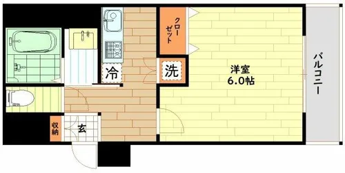ジュネーゼ野田エコール【5階】の間取り