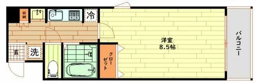 ラ・フォンテ海老江(旧ルミナール海老江)【9階】の間取り