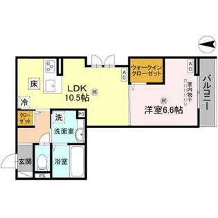 そらみつ大和八木【3階】の間取り
