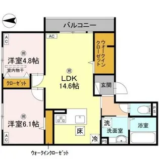 そらみつ大和八木【3階】の間取り