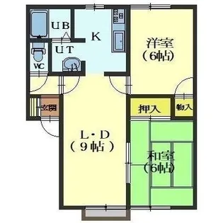 ケンパレスC棟【1階】の間取り