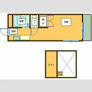 アバロン【203号室】の間取り