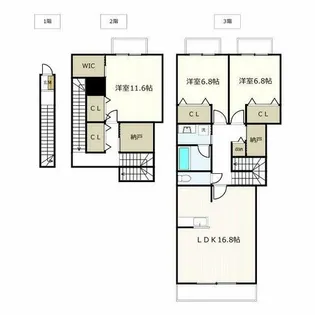 Greenwich house【U号室】の間取り
