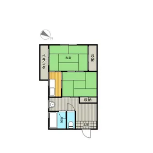 レジデンス摂津【306号室】の間取り