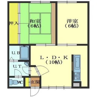 みどりマンション【302号室】の間取り
