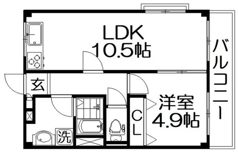 ピュアレイ【1階】の間取り