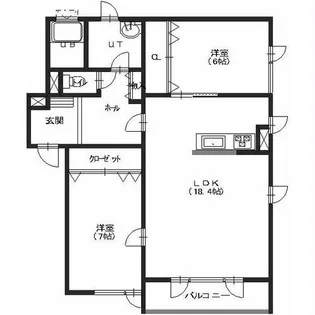 M. ルミノス【2階】の間取り