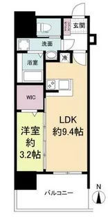 セレニテ堺筋本町プリエ【5階】の間取り