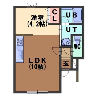 ASTI-S1【101号室】の間取り