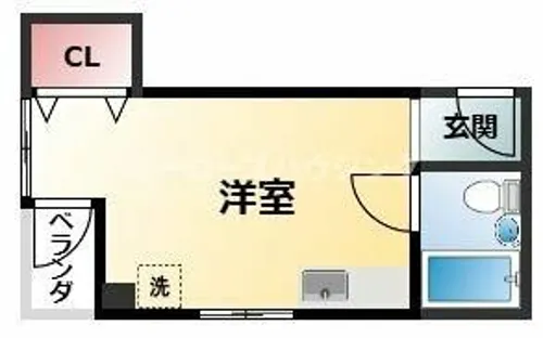 山田ハイツ【301号室】の間取り