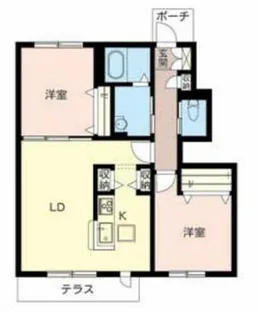 ル・パルク【1階】の間取り