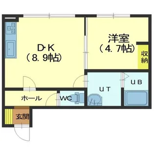 KIKI【203号室】の間取り