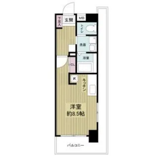 WillDo 浜崎通【9階】の間取り