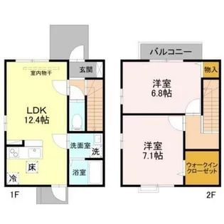 コンフォートⅢ【1階】の間取り