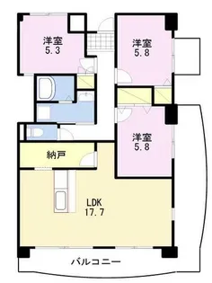 メゾン芳村【101号室】の間取り