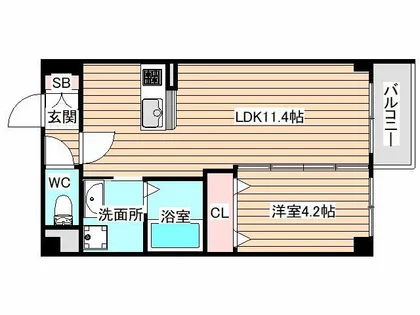 RET umekita【2階】の間取り