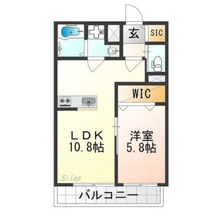 ForestMaison京都北山 WEST【3階】の間取り