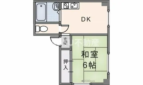 坂下マンション【301号室】の間取り