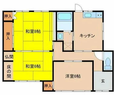 愛知県豊橋市大村町字於泥【一戸建】の間取り
