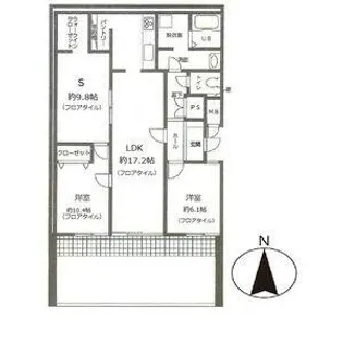 愛知県名古屋市名東区名東本町【マンション】の間取り
