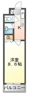 グランヴェール若見【3階】の間取り