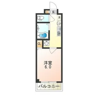 大阪府大阪市淀川区十三元今里1丁目【マンション】の間取り