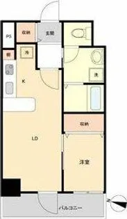 愛知県名古屋市中区新栄1丁目【マンション】の間取り