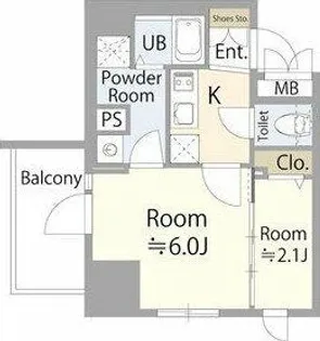 エスリード上前津セレーノ【14階】の間取り