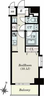 ノヴェル新栄【8階】の間取り