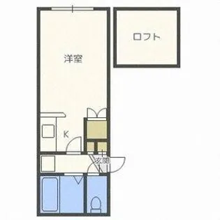 plaire札幌【204号室】の間取り
