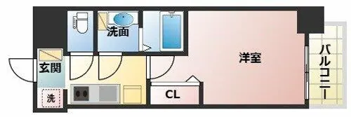 Alivis福島海老江(旧フォーリアライズ福島ルノン)【4階】の間取り