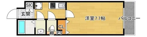 LIVIAZ KITAOSAKA BREZZA【1階】の間取り