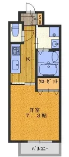 ザッツコート浜町【5階】の間取り