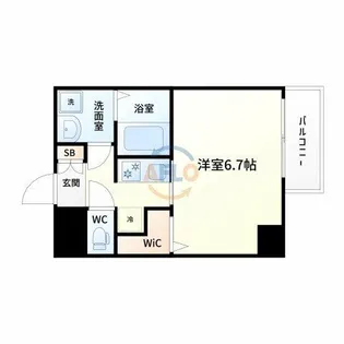 ライフフィールド塚本Grace【7階】の間取り