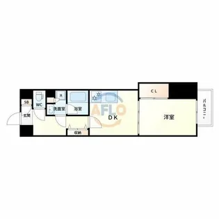 Aurora Court木川【7階】の間取り