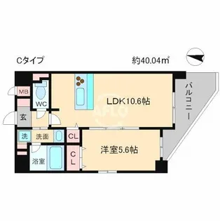 T’s Garden【2階】の間取り