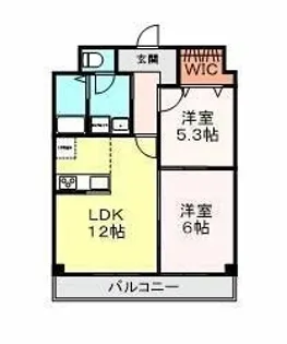 TENOHA TOYOHASHI【508号室】の間取り