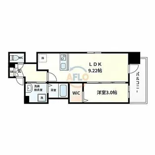 Luxe布施北Ⅲ【5階】の間取り