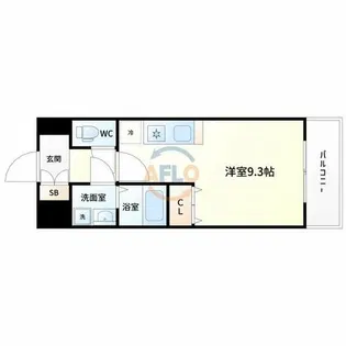 エクセレント上新20【5階】の間取り
