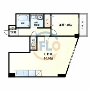 堀江サン・ユー【5階】の間取り