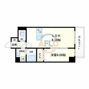 アクセルカクエイ【6階】の間取り