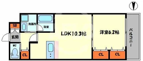 Mayfer【2階】の間取り