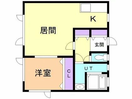 セジュール弐番館【203号室】の間取り