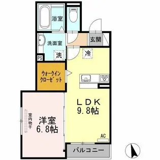 エポラール東別院【3階】の間取り