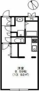 Branche本陣【3階】の間取り