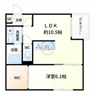ヴェルメゾン吹田寿町【1階】の間取り